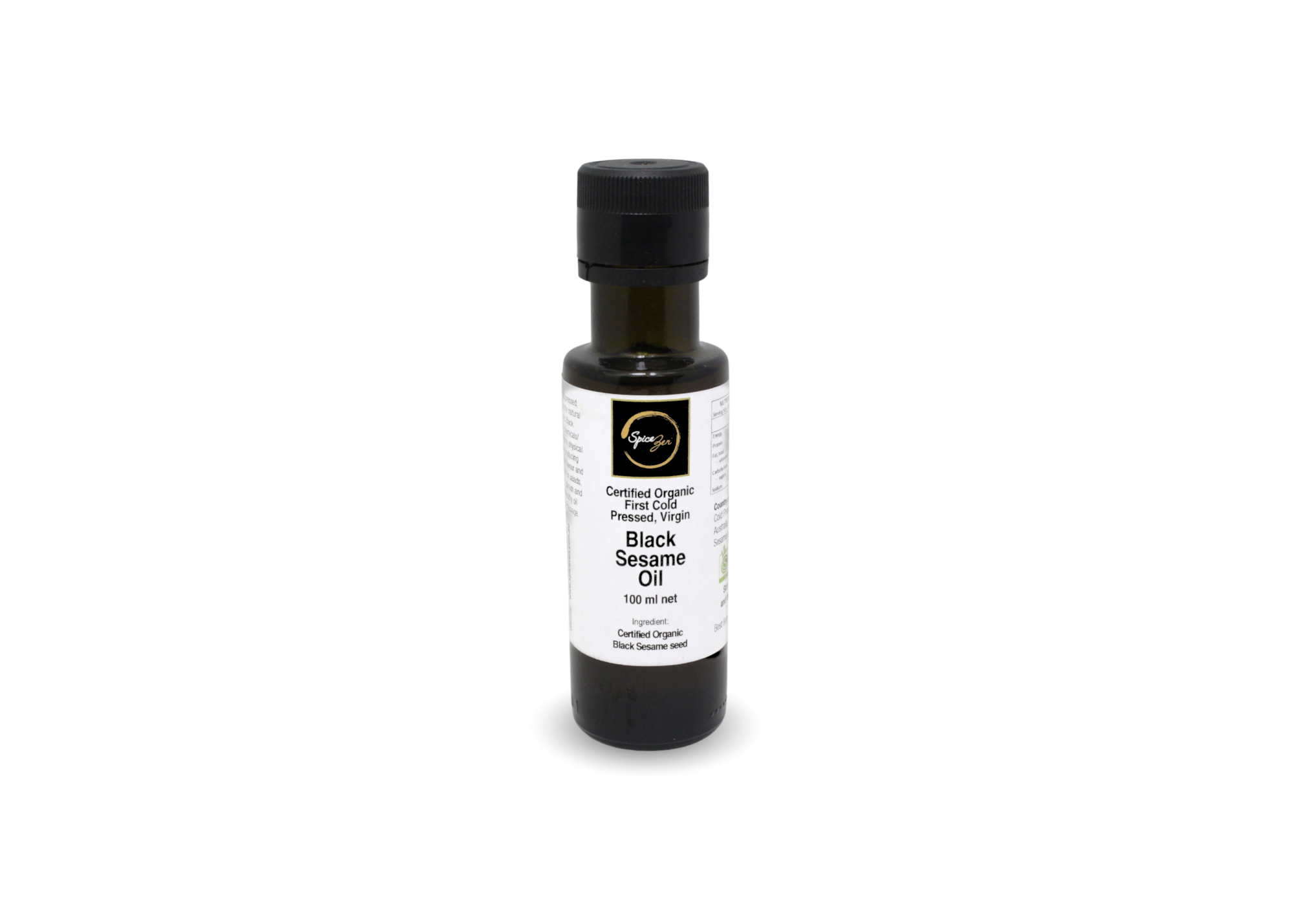 Black Sesame Oil - First Cold Pressed, Virgin