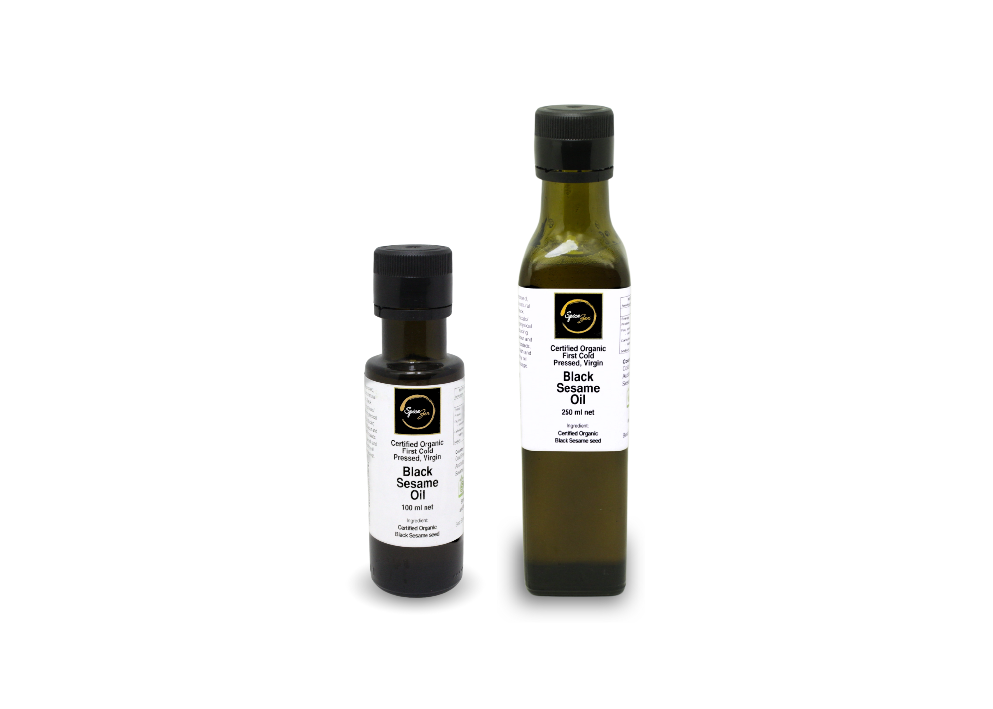 Black Sesame Oil - First Cold Pressed, Virgin
