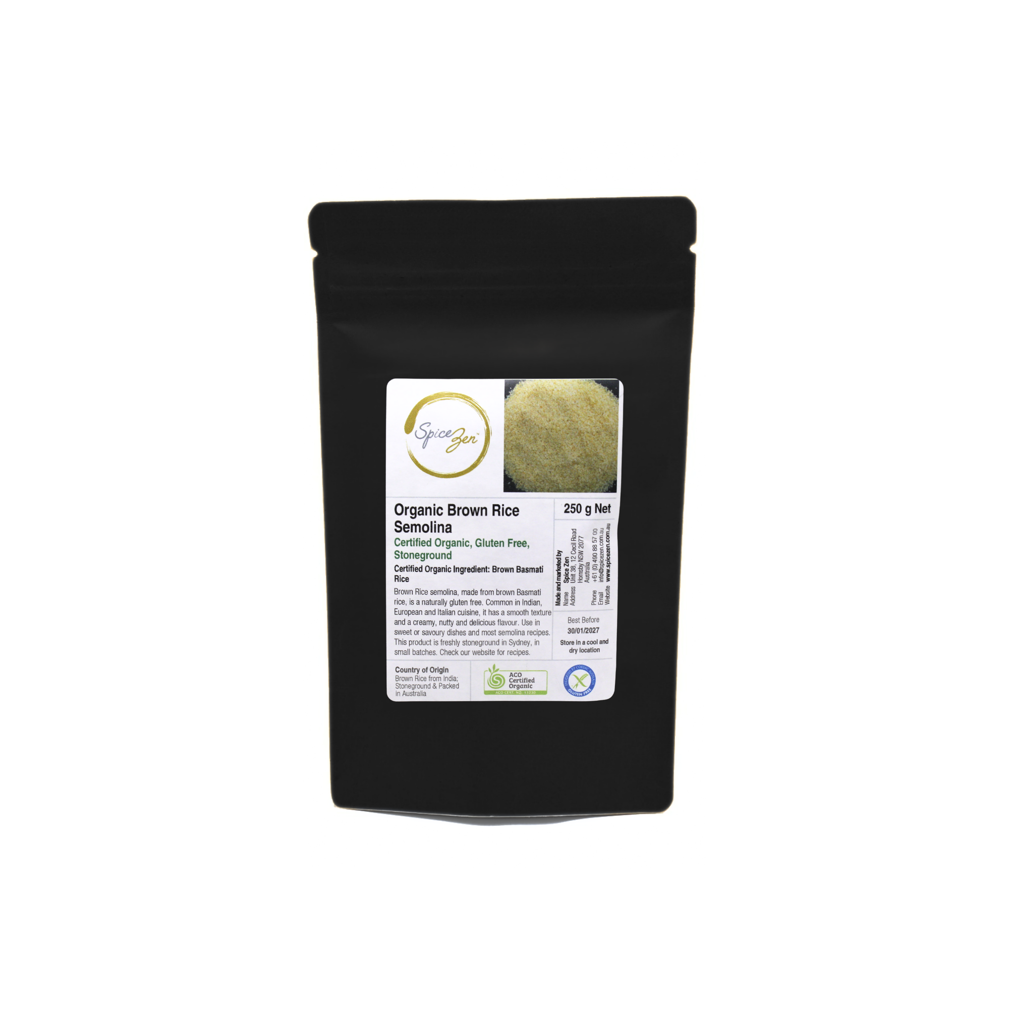 Gluten Free Brown Rice Semolina