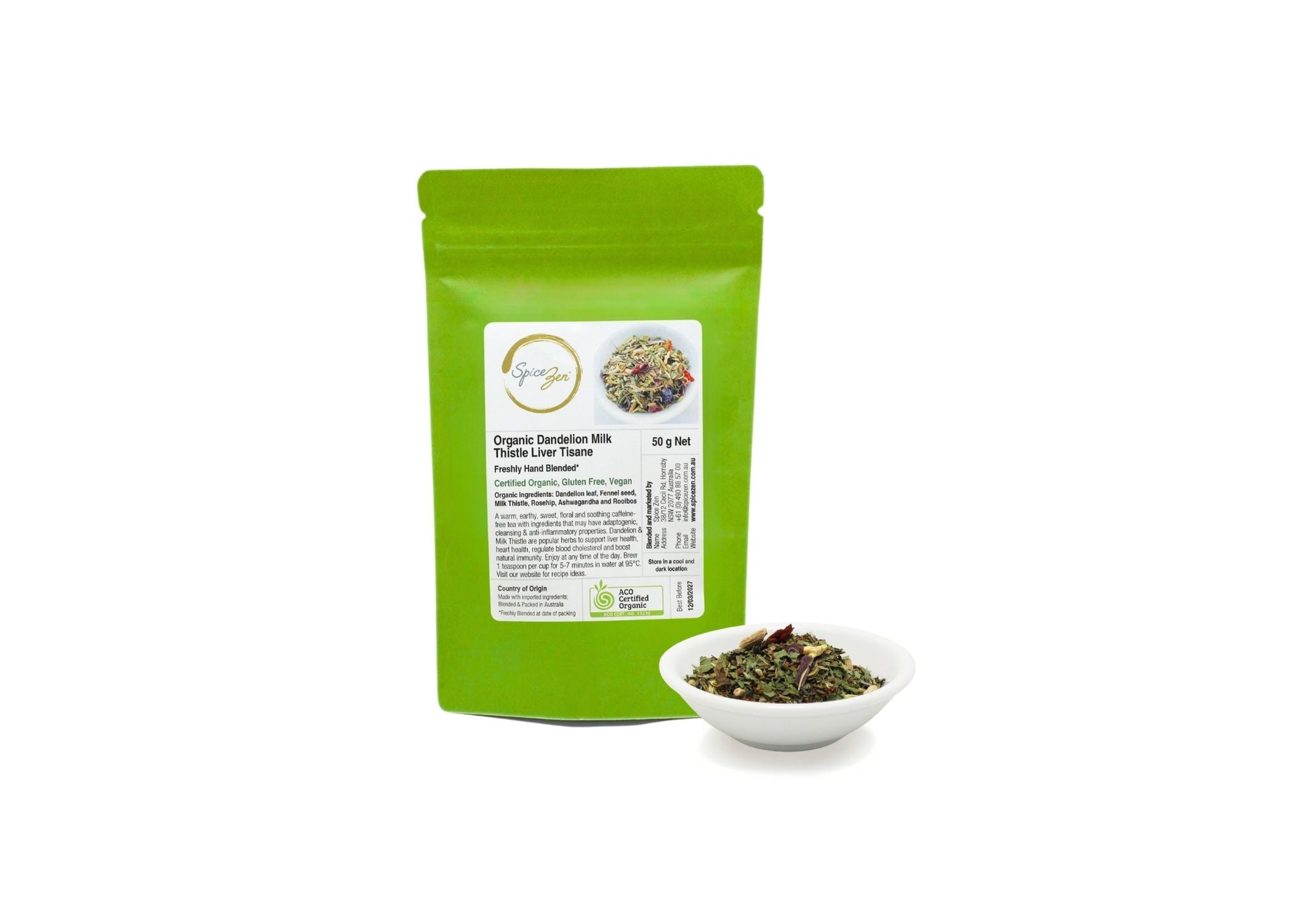 Dandelion Milk Thistle Liver Tisane