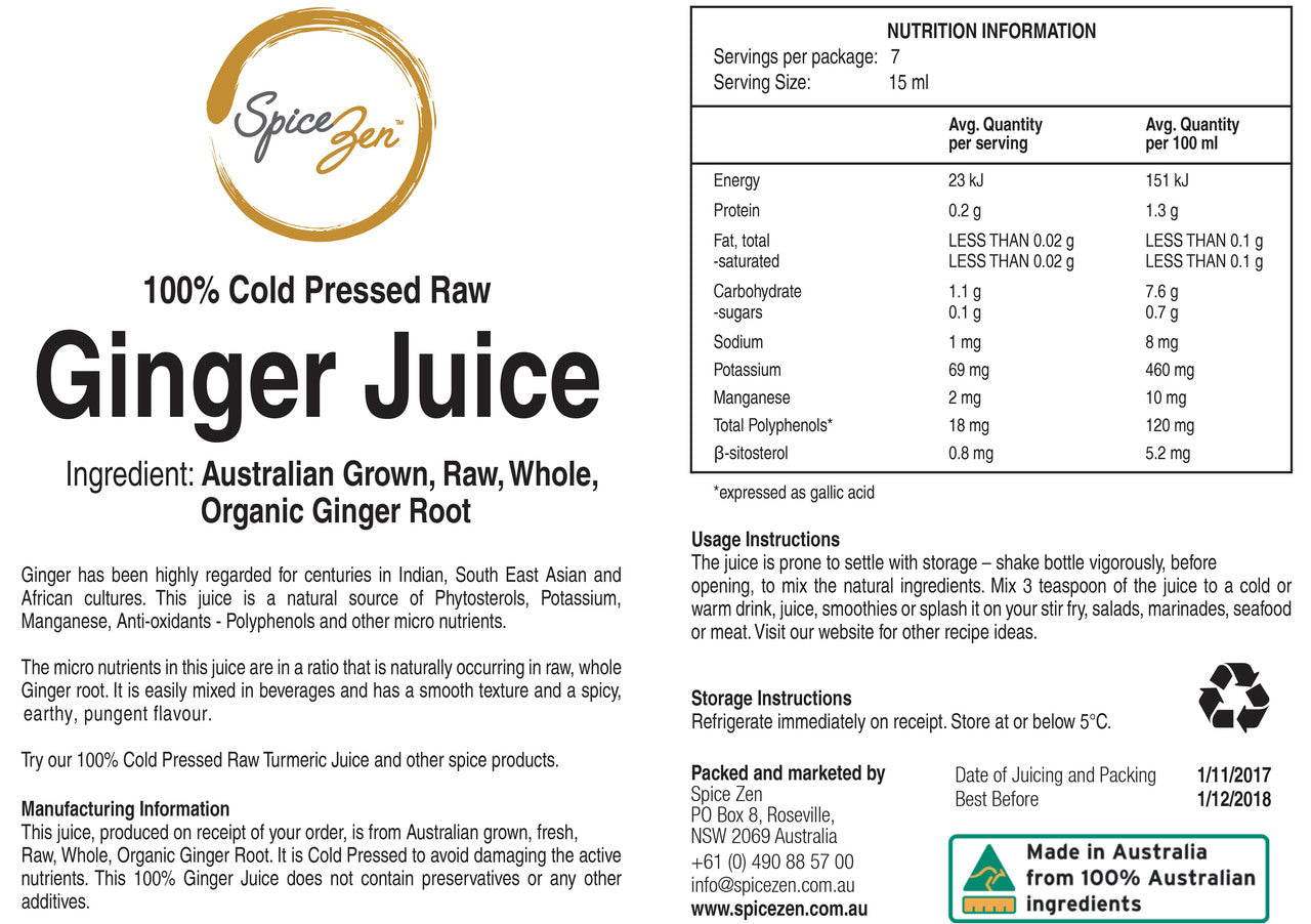 Ginger Juice