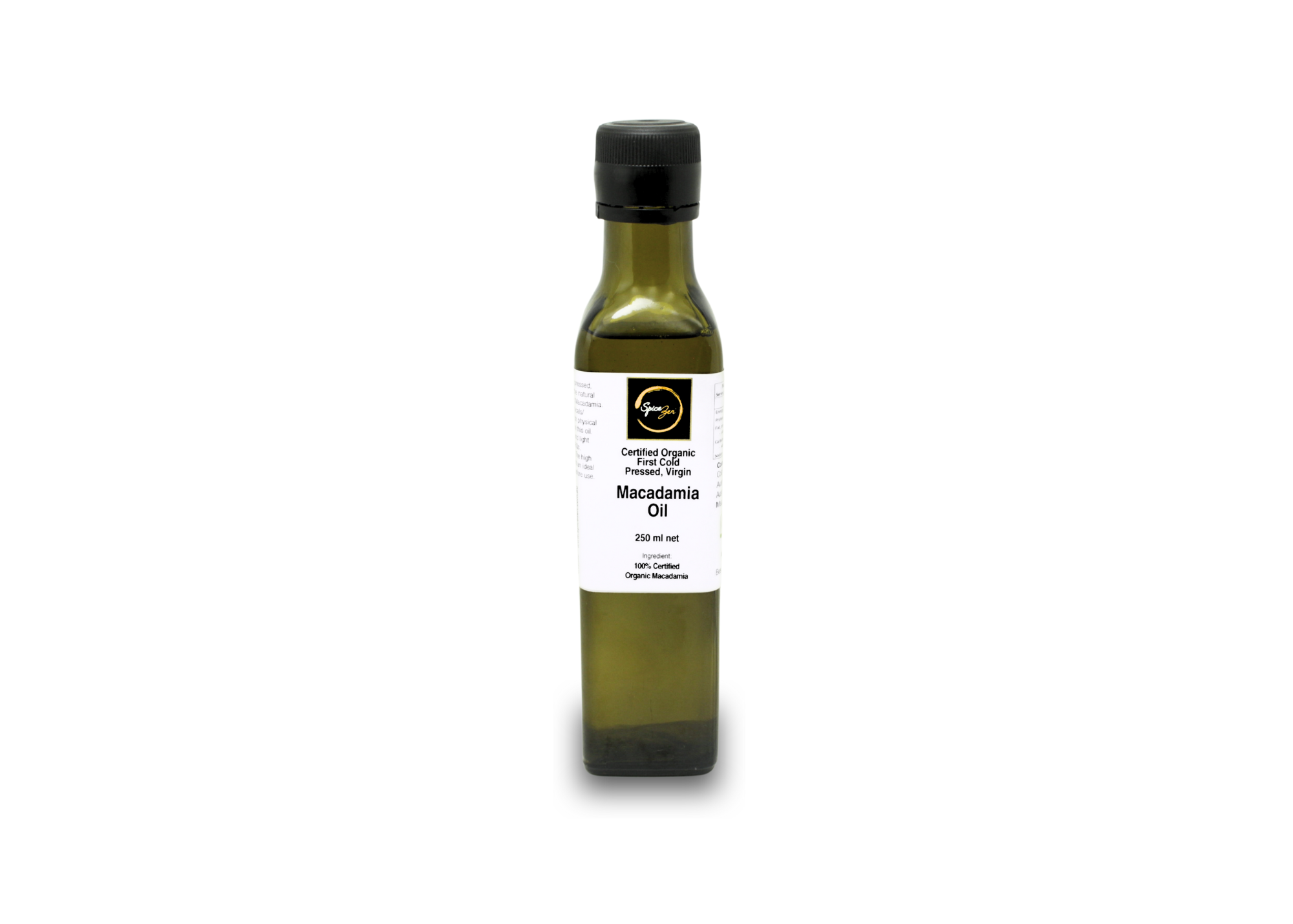 Macadamia Oil - First Cold Pressed, Virgin