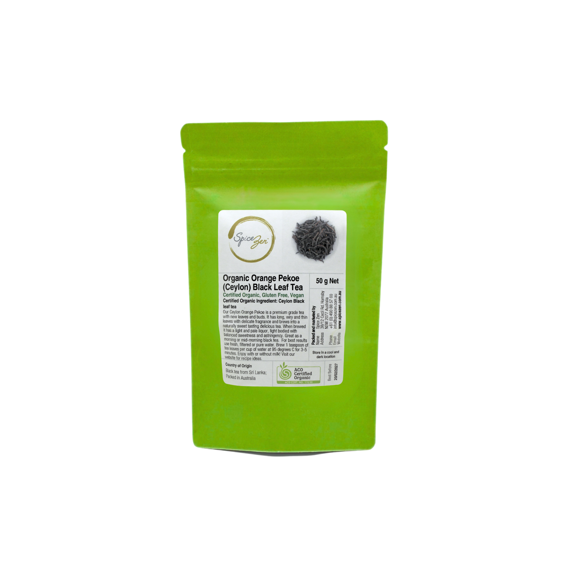 Ceylon (Orange Pekoe) Black Leaf Tea