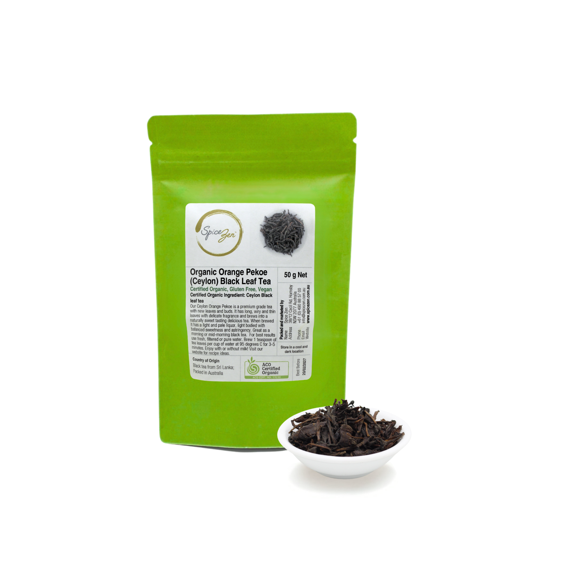 Ceylon (Orange Pekoe) Black Leaf Tea