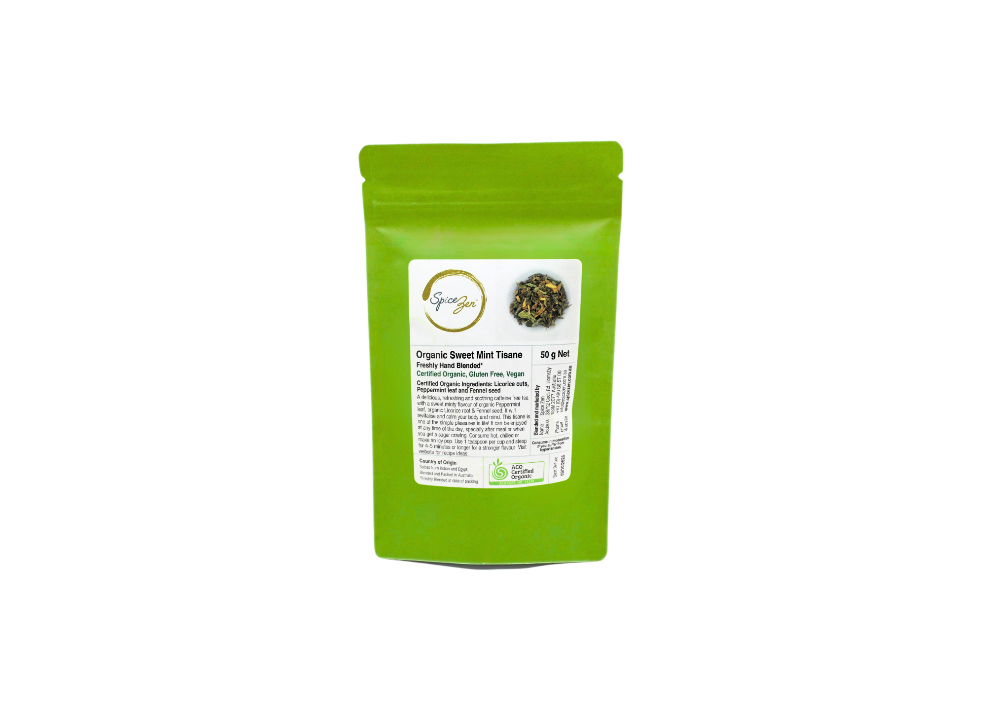 Sweet Mint Tisane (Peppermint, Licorice)