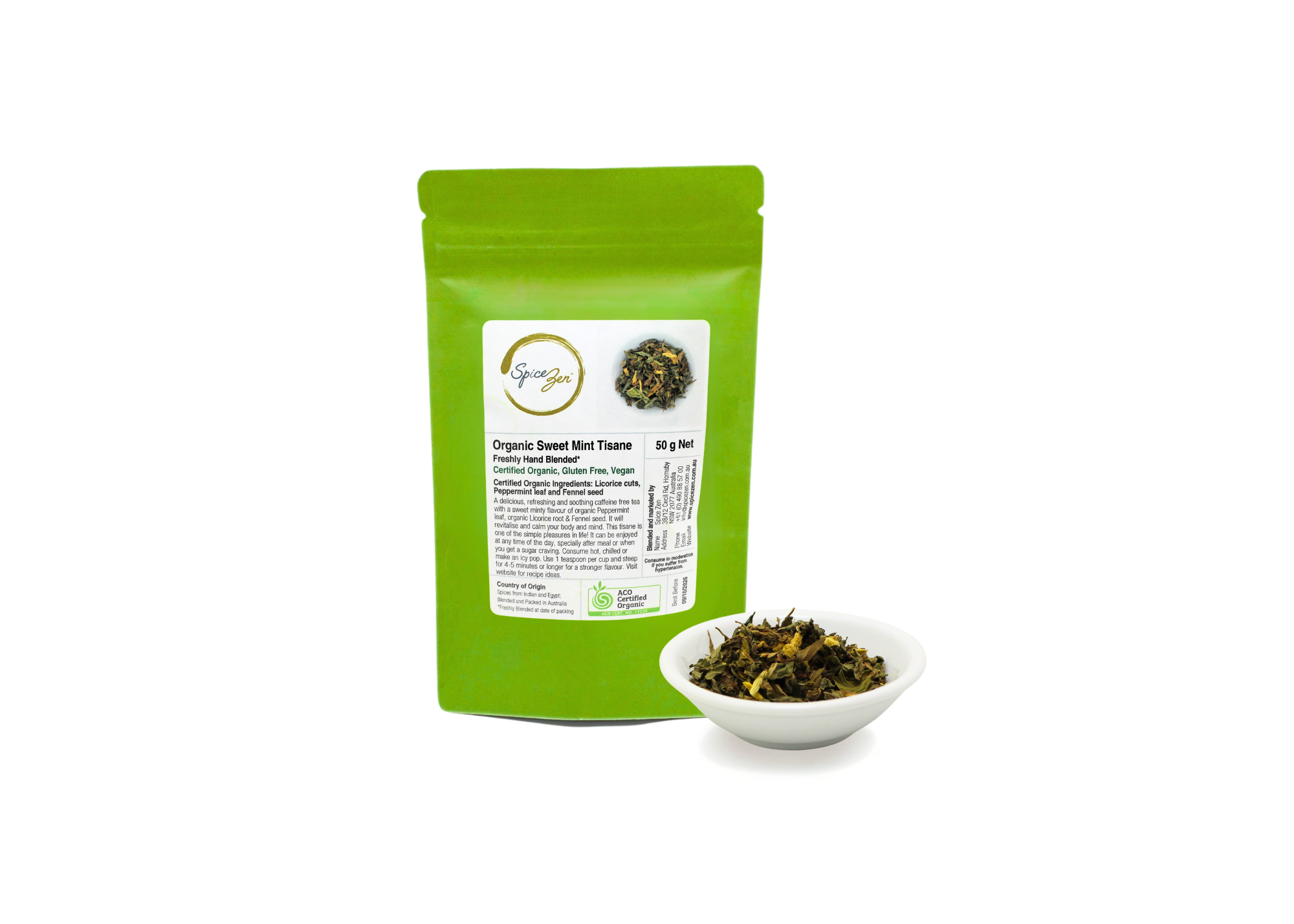 Sweet Mint Tisane (Peppermint, Licorice)