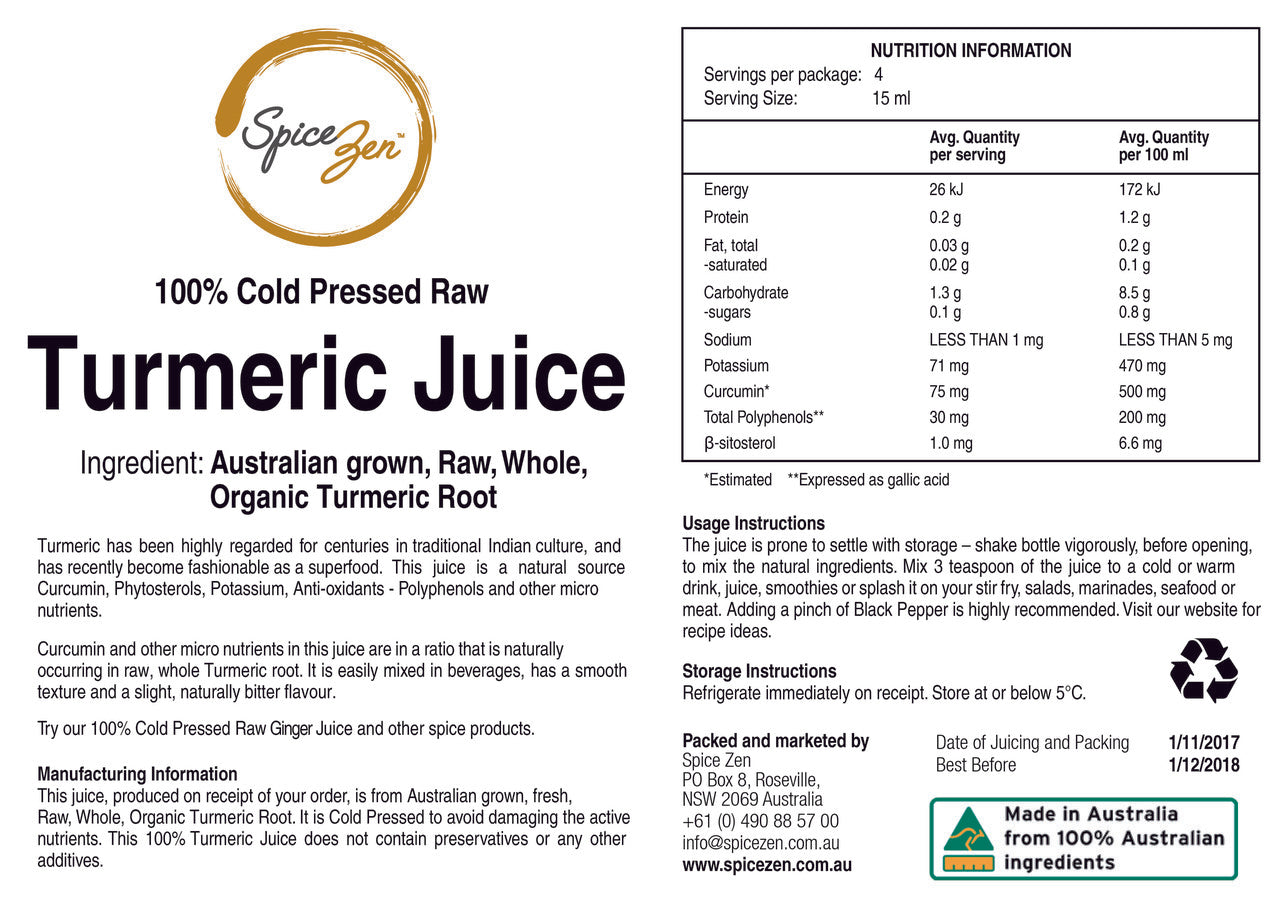 Turmeric Juice