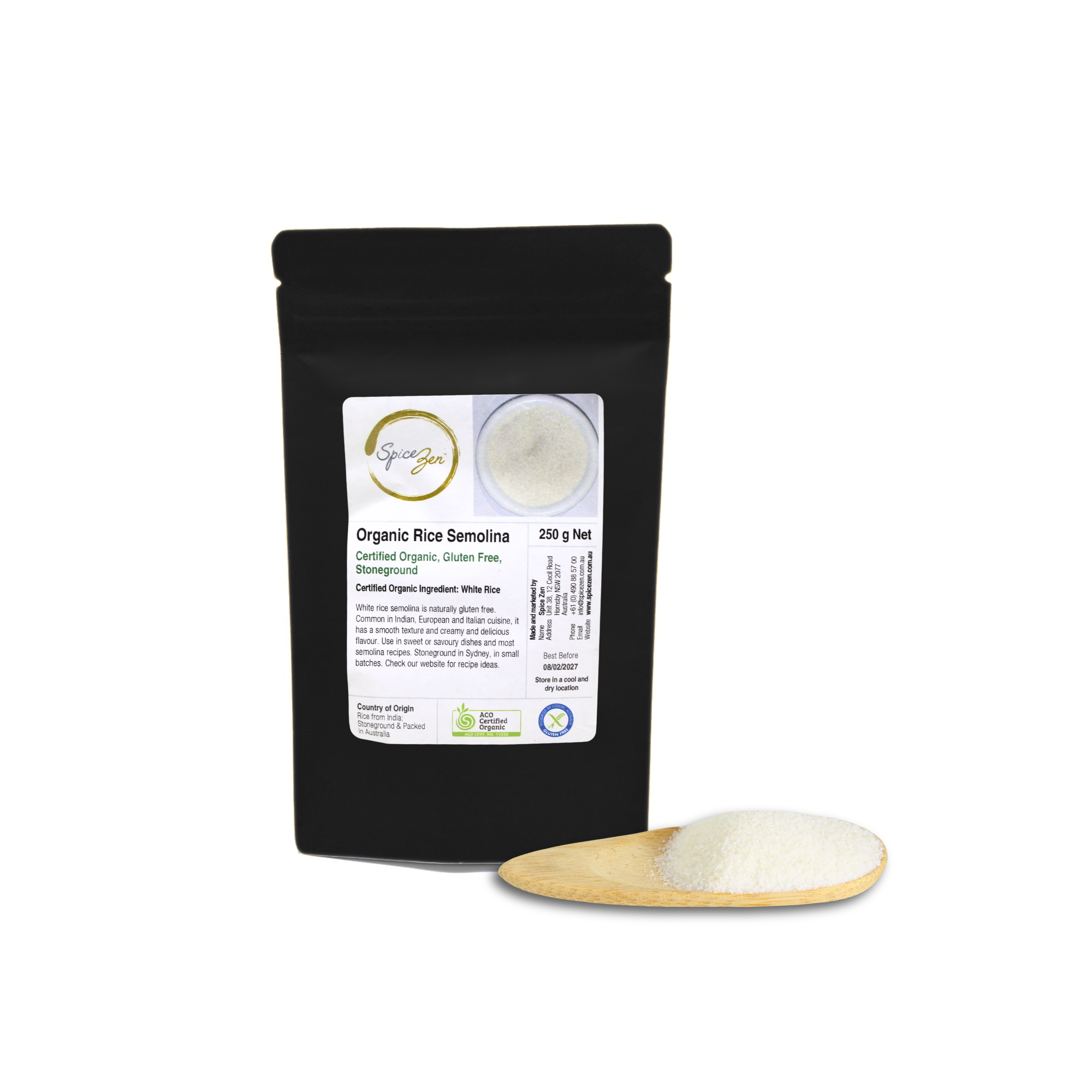 Gluten Free White Rice Semolina